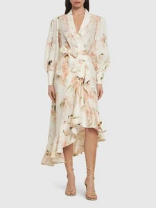 zimmermann Wrap Midi Dress size 1 - Bild 1 von 8
