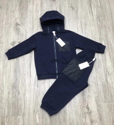 FENDI boys navy tracksuit age  5 yrs BNWT RRP £830 - Image 1 of 4