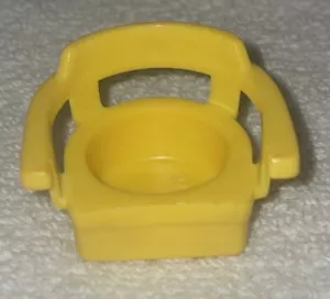 Vintage Fisher Price Little People YELLOW CHAIR - Picture 1 of 7