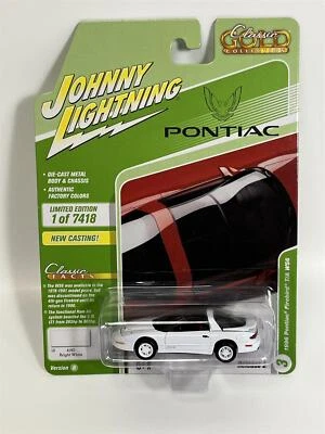 1996 Pontiac Firebird Ta WS6 Bianco Brillante 1:64 Johnny Lightning JLCG025B - Immagine 1 di 4