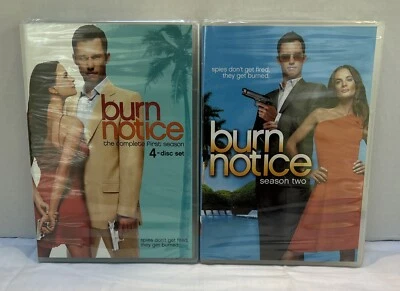 Burn Notice - Season 1 + 2 DVD 2007 TV SERIES CRIME DRAMA - BRAND NEW - LOT OF 2 - Image 1 of 4