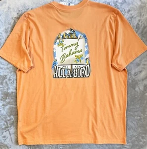Tommy Bahama Hombres All A Bird Gráfico Camiseta Naranja Brezo XL Isla Tropical - Imagen 1 de 7