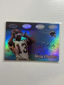 2002 BOWMAN'S BEST TERRY CHARLES #165 ROOKIE AUTO RED /199 PORTLAND STATE - Picture 1 of 2