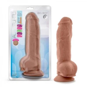 Au Naturel Big Boy Dildo 10 In. Mocha - Picture 1 of 4