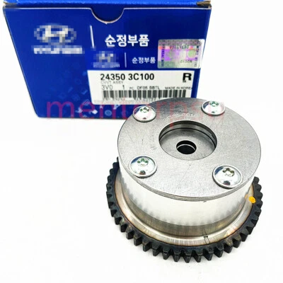 NEW CVVT Timing Camshaft Gear for Kia Hyundai Azera Sorento Veracruz 24350-3C100 - Image 1 of 4