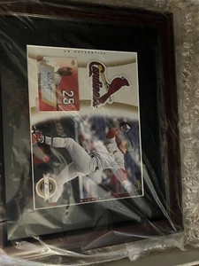 MARK McGWIRE UD AUTHENTICS UDA AUTOGRAPHS 14" X 17" FRAME AUTO #2/50 CARDINALS - Picture 1 of 5