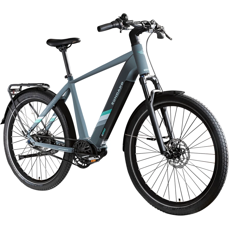 Zündapp X850 28" Trekking City E Bike 15Ah Ananda Motor 522Wh grau 53cm B Ware - Bild 1 von 4