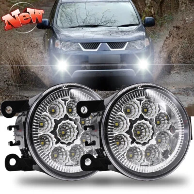 Par de luces antiniebla para parachoques delantero para Mitsubishi Outlander 2007 2008-2009 Foto 1 de 4