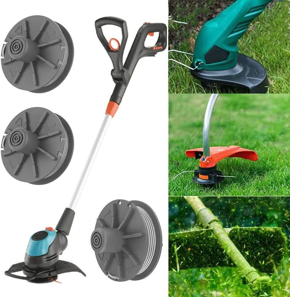 4 Bobine Di Filo Per Decespugliatore Gardena 5307-20 - Nylon 1.65mm X 6.1m Per Taglio Efficiente - Foto 6