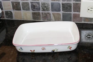 Cazuela rectangular horno panadero porcelana Petite Fleur Villeroy & Boch Vilbofour Petite Fleur - Imagen 1 de 5