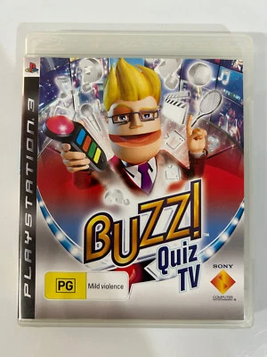 Sony playstation 3 Buzz Quiz TV Game Complete With Manual - Pal Region 4 - G/VGC - Image 1 of 4
