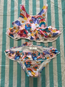 Girls Posh Peanut Size 7 Bathing Suit Swimsuit EEEUC - Picture 1 of 6