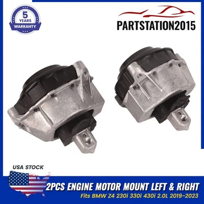 2 piezas para BMW Z4 230i 330i 430i 2,0 L 2019-2023 montaje motor izquierdo y derecho Foto 1 de 4