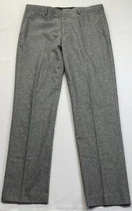 J.Crew Thompson Dress Pants Mens 35x32 Slim Fit Tapered Gray/brown Cotton Blend - Picture 1 of 12
