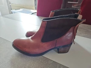 Damen Stiefelette Redfoot Gr. 41 braun Echt Leder - Bild 1 von 5
