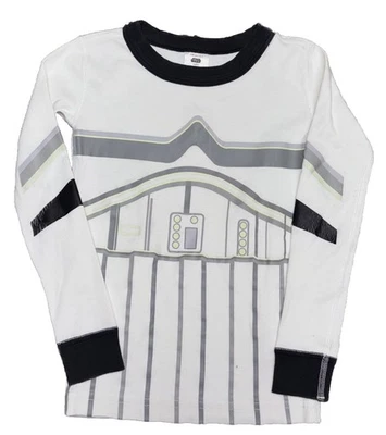 Camisa Top Pijama Hanna Andersson Star Wars Darth Vader Solo Talla 5 Foto 1 de 4