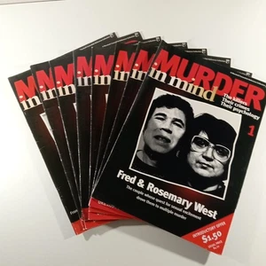 Murder In Mind VINTAGE Magazine Bundle Lot # 1 2 3 4 5 6 9 10 - Bild 1 von 9