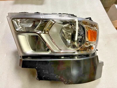 2019 - 2024 Dodge Ram 1500 Left Driver OEM HALOGEN Headlight Lamp 68316081AJ - Image 1 of 4