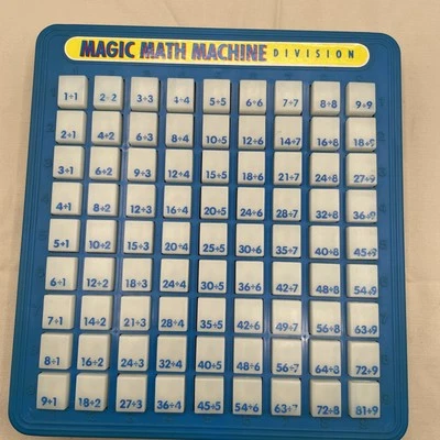 Magic Math Machine by Lanard Toys Division Educational Homeschool 1993 Blue - Image 1 of 4