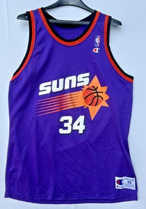 Vintage Basketball Jersey Phoenix Suns Charles Barkley 34 Champion Size 48 - Picture 1 of 3
