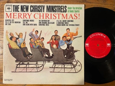 The New Christy Minstrels Merry Christmas LP Columbia 2 Eye Mono FAIR - Image 1 of 4