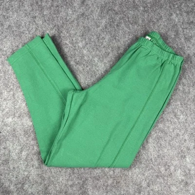 Together! Brand Womens Leggings Green High Rise Stretch Elastic Waist VTG Size L - Image 1 of 4