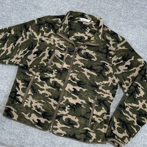 Peter Millar Jacke Herren L Olive Branch Camo Micro Shearling Fleece Full Zip Golf - Bild 1 von 13