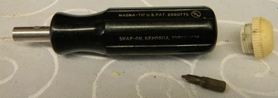 DE COLECCIÓN DESTORNILLADOR HEXAGONAL MAGNÉTICO PUNTA MAGNA RECHONCHO A PRESIÓN CON 1 BROCA Foto 1 de 4