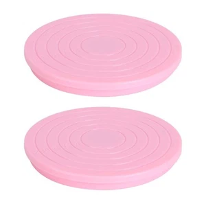 Cookie Turntable for Decorating 2Pcs Mini 5.5 Inch 360 Degree Revolving Cake ... - Picture 1 of 9