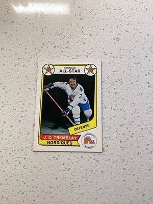 1976-77 OPC WHA HKY - #62 J.C. Tromblay/Nordiques All Star NM - Image 1 of 2