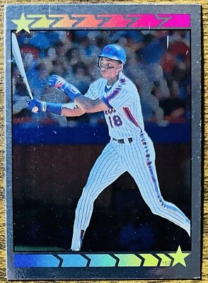 1989 Topps Stickers Rare Darryl Strawberry / Tony Fernandez Super Star - Image 1 of 2