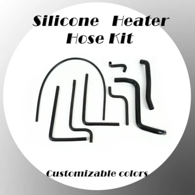 Black Silicone Radiator Heater Hose Fits 1994 1995 1996 Chevrolet Impala SS - Image 1 of 4