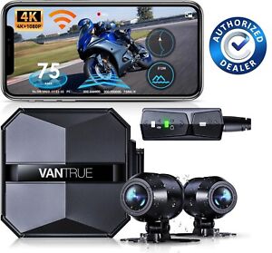 Vantrue F1 Motorcycle 4K Dashcam (4K + 1080P) GPS | WiFi | Parking Mode