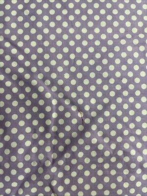 Riley Blake Designs Polka Dots Quilt Fabric Purple White Pattern C350 BTY - Image 1 of 4