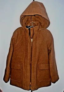 J. Crew Nello Gori Swing Coat Heather Camel Italian Stadium-Cloth Wool Jacket S - Bild 1 von 9