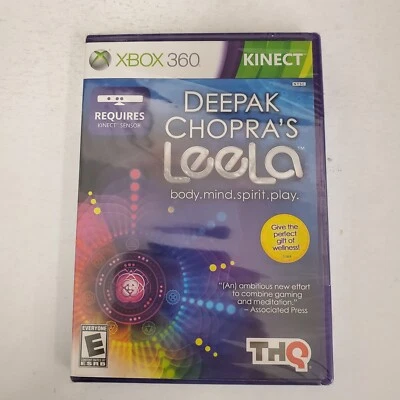 Deepak Chopra's Leela Kinect NEW factory sealed Microsoft Xbox 360 - Image 1 of 3