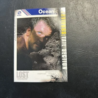J4c Lost Revelations 2006 Inkworks #22 Nathan Josh Randall Oceanic Airlines - Imagem 1 de 2