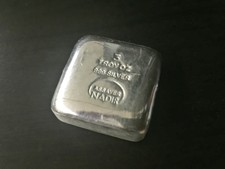 Nadir Metal 3 oz Silver Cast Bar (999 Silver)