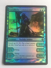Mtg Magic the Gathering Rise of the Eldrazi Coralhelm Commander FOIL