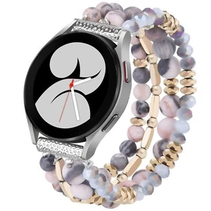 Beaded Boho Bracelet Compatible for Samsung Galaxy Watch 7/6/5/4 40/44mm Band... - Picture 1 of 6