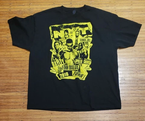 NXT 2016 Tour T-shirt XXL Finn Balor Asuka Samoa Joe Bayley Cover