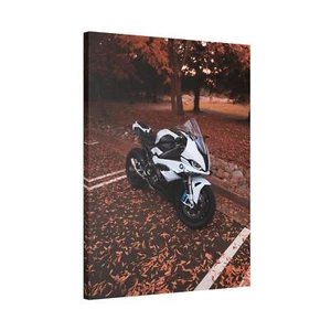 BMW Inspired S1000RR High Resolution Museum Quality Vertical Canvas Print #057 - Picture 1 of 10