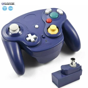 2.4G Wireless GameCube Controller + Adapter for NintendoGameCube NGC GC Console - Picture 1 of 12
