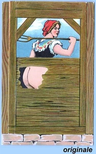 CR1511 - Cartolina meccanica umoristica: prod.tedesca brevetto primi 900 - nuova - Picture 1 of 2