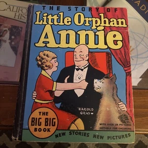 Die Geschichte der kleinen Waise Annie von Harold Gray - Whitman Big Big Book - 1934 - Bild 1 von 3