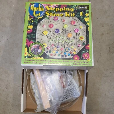 NEW Milestones Bug Crossing Stepping Stone Kit w/ EXTRAS Marble Art Stickers - Image 1 of 4