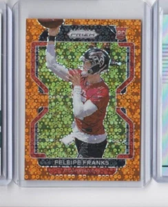 FELEIPE FRANKS '21 PANINI PRIZM ORANGE DISCO PRIZM ROOKIE-GET THIS CARD TODAY!! - Picture 1 of 12