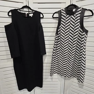 Witchery Black & White Dresses Womans SizeM & 12 - Picture 1 of 11