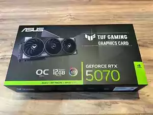 ASUS NVIDIA GeForce RTX 5070 TUF Gaming OC Edition - IN HAND - Picture 1 of 2