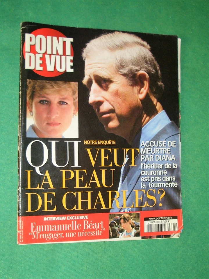 POINT DE VUE RIVISTA FRANCESE LADY DIANA PRINCIPE CARLO 2004 - Immagine 1 di 1